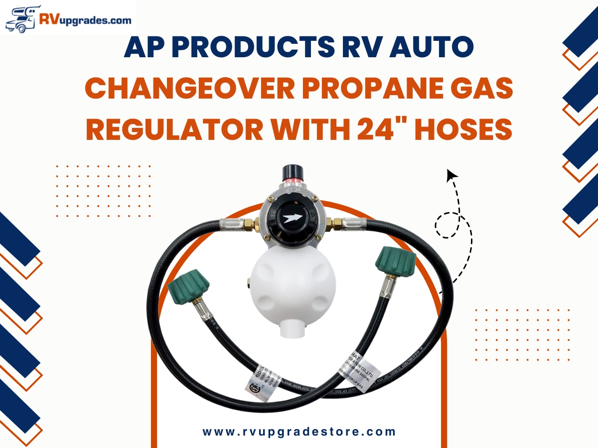 AP Products RV Auto Changeover Propane Gas Regulator